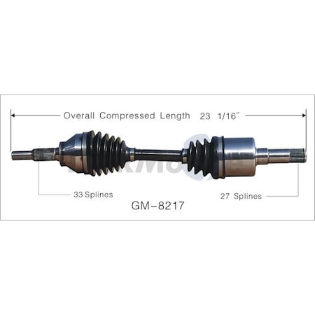 Surtrack Axle Cv Axle Shaft, Gm-8217 GM-8217